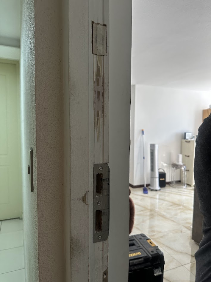 Sofá antes de reparación